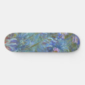 Claude Monet Agapanthus Fine Art Floral GalleryHD Persoonlijk Skateboard (Horizontaal)