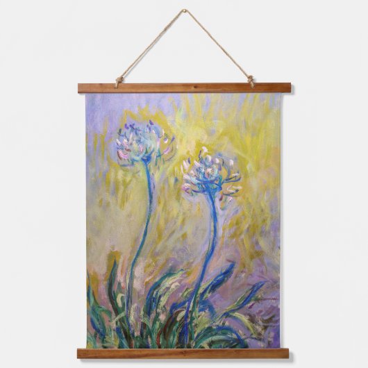 Claude Monet - Agapanthus Hangend Wandkleed (Voorkant)