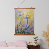 Claude Monet - Agapanthus Hangend Wandkleed (Slaapkamer)