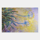 Claude Monet - Agapanthus Inpakpapier Vel (Voorkant 2)