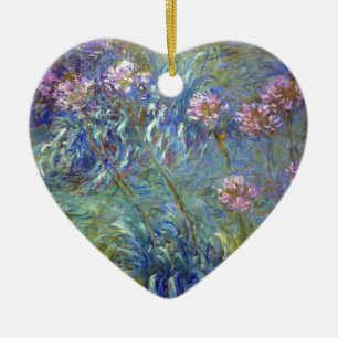 Claude Monet Agapanthus Keramisch Ornament