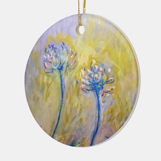 Claude Monet - Agapanthus Keramisch Ornament (Links)