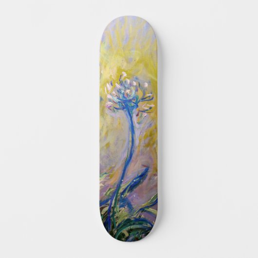 Claude Monet - Agapanthus Persoonlijk Skateboard (Voorkant)