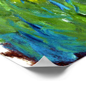 Claude Monet: Agapanthus Poster (Hoek)