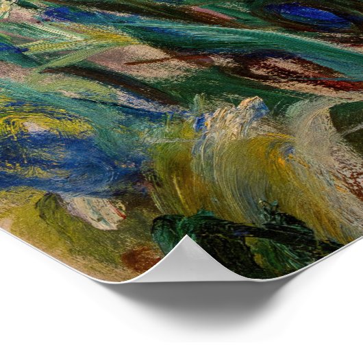 Claude Monet - Agapanthus Poster (Hoek)