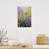 Claude Monet - Agapanthus Poster (Keuken)