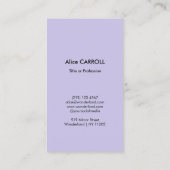 Claude Monet - Agapanthus - QR-code Visitekaartje (Achterkant)