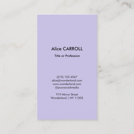 Claude Monet - Agapanthus - QR-code Visitekaartje (Achterkant)