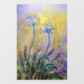Claude Monet - Agapanthus Raamsticker (Vel)