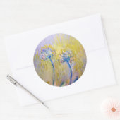 Claude Monet - Agapanthus Ronde Sticker (Envelop)