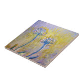 Claude Monet - Agapanthus Tegeltje (Zijkant)