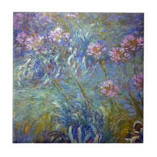 Claude Monet Agapanthus Tegeltje