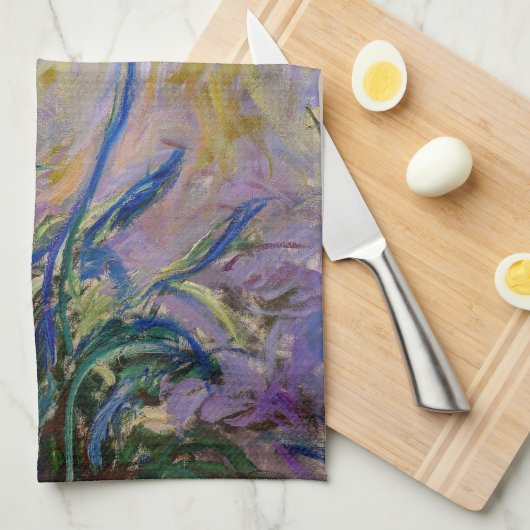 Claude Monet - Agapanthus Theedoek (Quarter Fold)