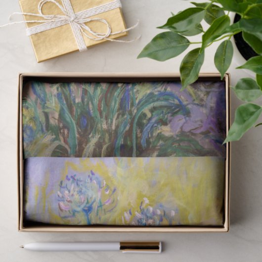 Claude Monet - Agapanthus Tissuepapier (Geschenk)