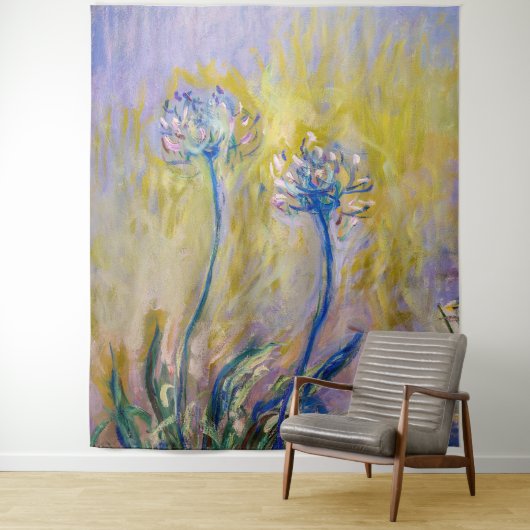 Claude Monet - Agapanthus Wandkleed (In situ)