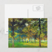 Claude Monet Allee du Champ de Foire Briefkaart (Voorkant / Achterkant)