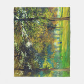 Claude Monet Allee du Champ de Foire Fleece Deken (Voorkant)