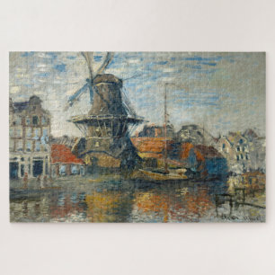 Claude Monet Amsterdamse Windmolen Legpuzzel
