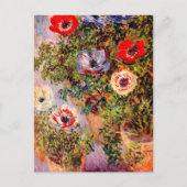 Claude Monet Anemonen Briefkaart (Voorkant)