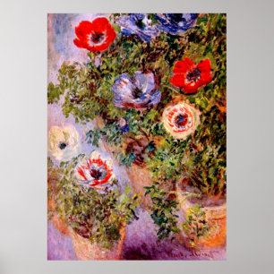 Claude Monet: Anemones Poster