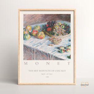 Claude Monet Appels en Druiven Art Print