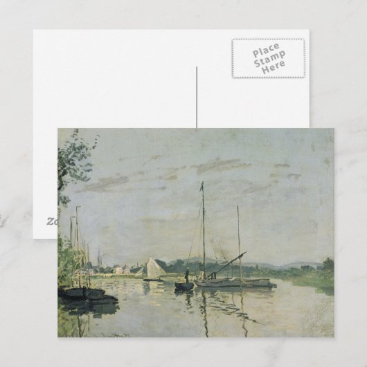 Claude Monet | Argenteuil, 1872 Briefkaart (Voorkant / Achterkant)