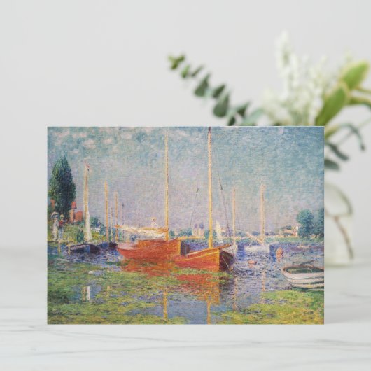 Claude Monet - Argenteuil Bedankkaart (Staand voorkant)