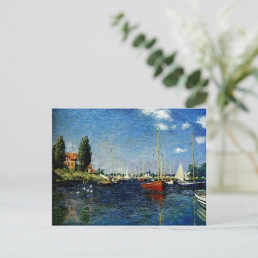 Claude Monet - Argenteuil Briefkaart (Staand voorkant)