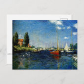 Claude Monet - Argenteuil Briefkaart (Voorkant / Achterkant)