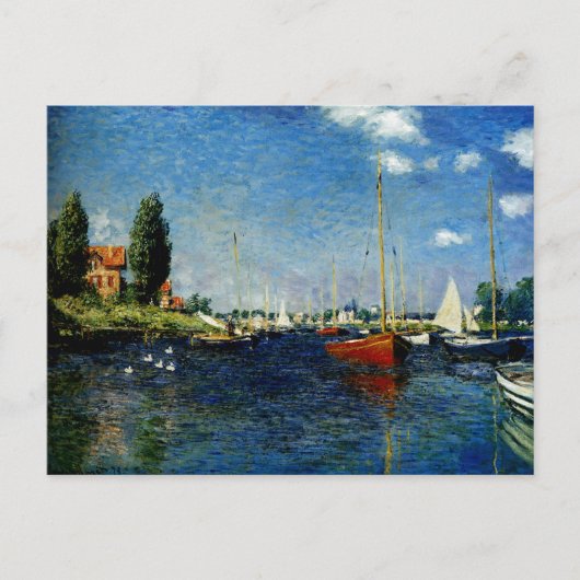 Claude Monet - Argenteuil Briefkaart (Voorkant)