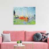 Claude Monet | Argenteuil, c.1872-5 Canvas Afdruk (Insitu (Woonkamer))