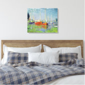 Claude Monet | Argenteuil, c.1872-5 Canvas Afdruk (Insitu (Slaapkamer))