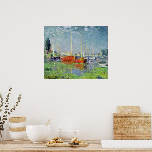 Claude Monet | Argenteuil, c.1872-5 Poster (Keuken)