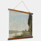 Claude Monet Argenteuil Chateau Hangend Wandkleed (Gebogen)