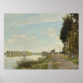 Claude Monet Argenteuil Chateau Poster (Voorkant)