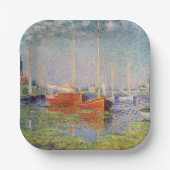 Claude Monet - Argenteuil Papieren Bordje (Voorkant)
