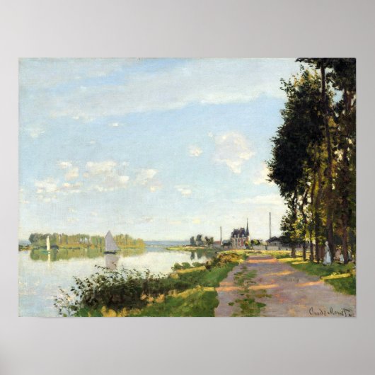 Claude Monet Argenteuil Poster (Voorkant)
