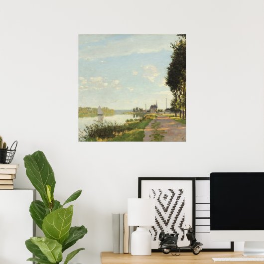 Claude Monet - Argenteuil Poster (Thuiskantoor)