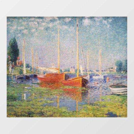 Claude Monet - Argenteuil Raamsticker (Vel)