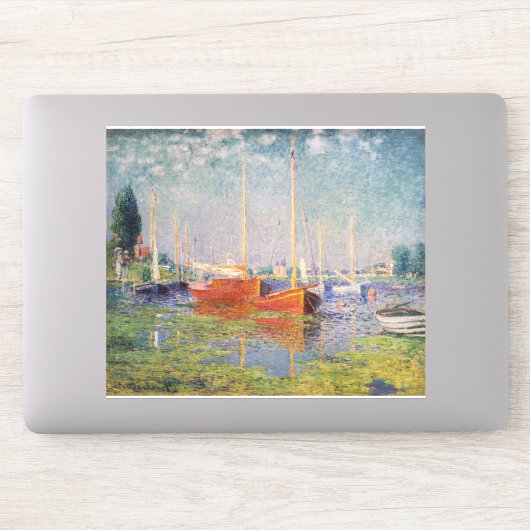 Claude Monet - Argenteuil Sticker (Computer)