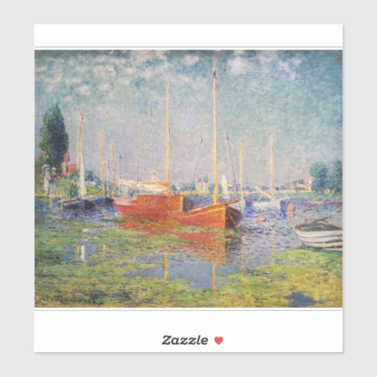 Claude Monet - Argenteuil Sticker (Vel)
