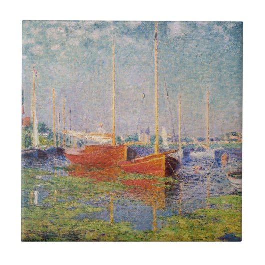 Claude Monet - Argenteuil Tegeltje (Voorkant)