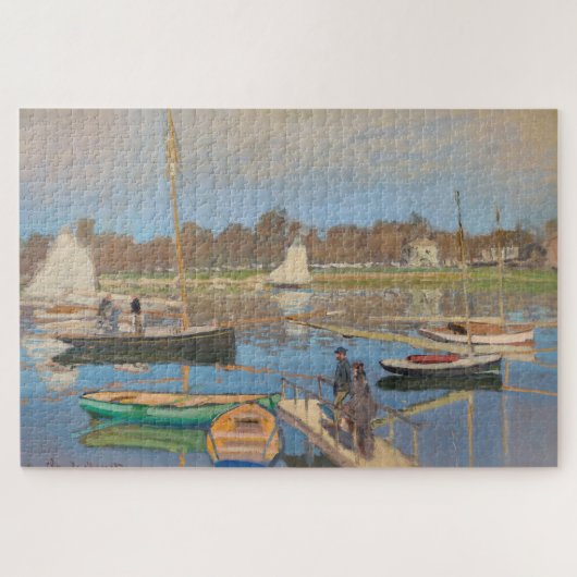 Claude Monet – Argenteuilbekken 1874 Legpuzzel (Horizontaal)