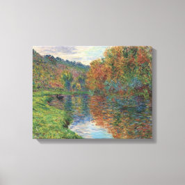  Claude Monet Arm van de herfst van Jeufosse Canvas Afdruk