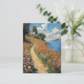 Claude Monet  Art Briefkaart (Staand voorkant)