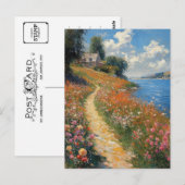 Claude Monet  Art Briefkaart (Voorkant / Achterkant)
