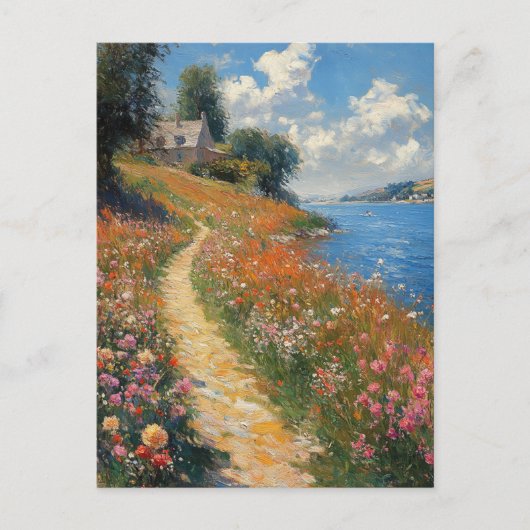 Claude Monet  Art Briefkaart (Voorkant)