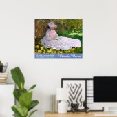 Claude Monet Art Natuur Quote Springtime schildere Poster (Thuiskantoor)