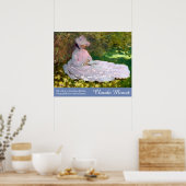 Claude Monet Art Natuur Quote Springtime schildere Poster (Keuken)