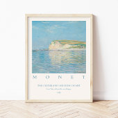 Claude Monet Art Print bij laagwater in Pourville